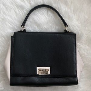 Kate Spade | Black & White Leather Handbag